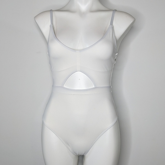 Andie Samoa low cut cutout one piece swimsuit S - Picture 1 of 11